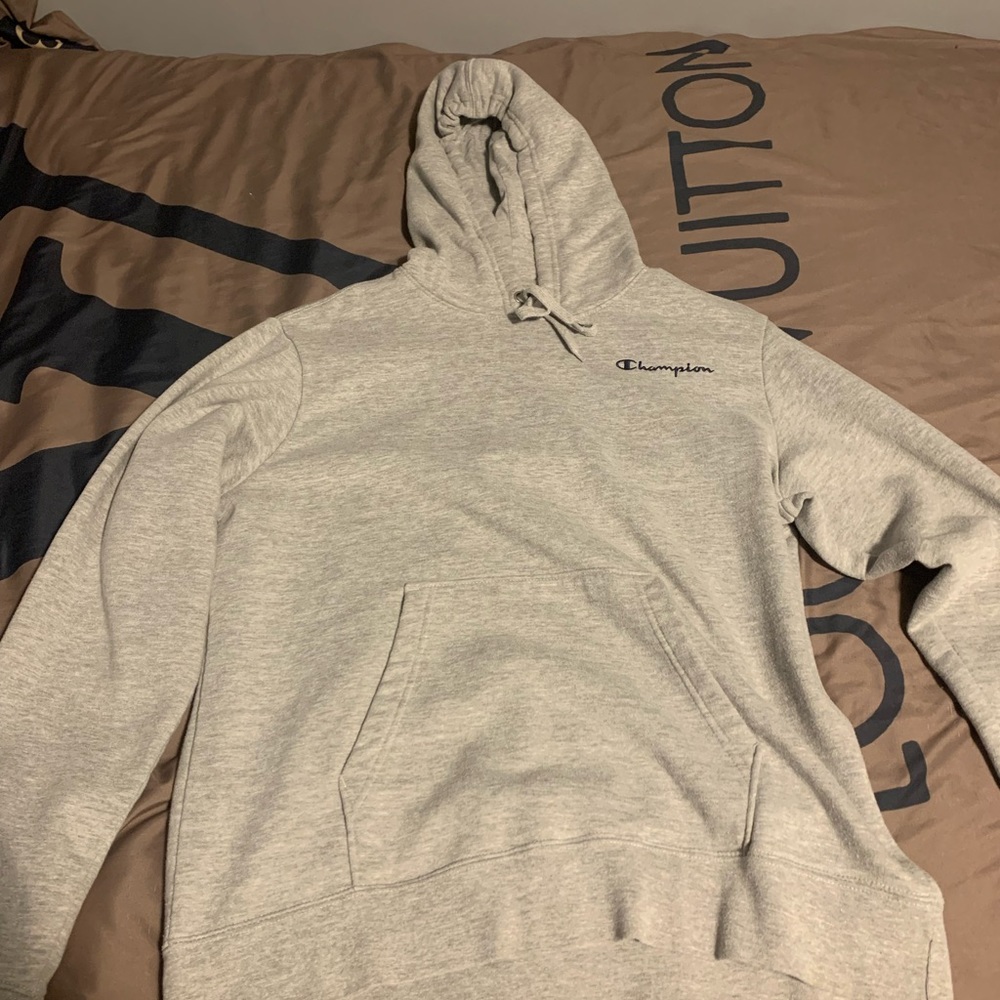 Grey champion hoodie
